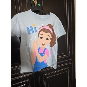 Ms. Rachel Girls Blue Short Sleeve T-Shirt Size 5T